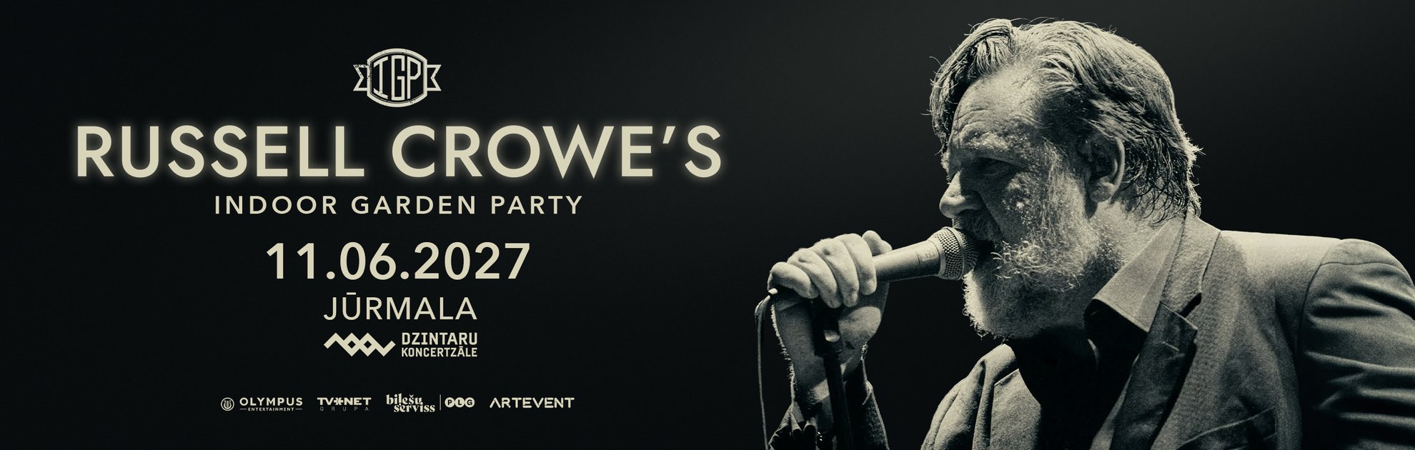 One Evening with Russell Crowe and band 'Indoor Garden Party'